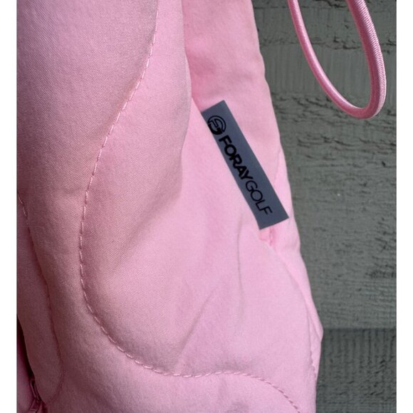 Foray Golf Quilted Vest | Women’s M | Pink | May River Palmetto Bluff Logo | NWT - Picture 10 of 11